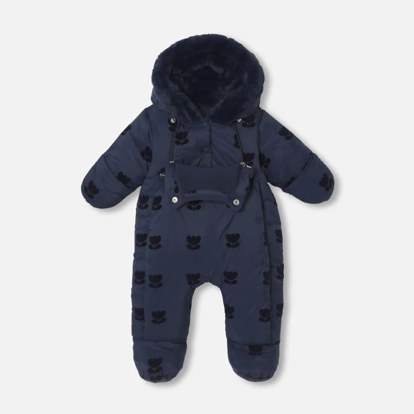 Jacadi Combi-pilote en nylon bébé fille - marine MARINE JACADI Discount