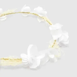 Jacadi Couronne de fleurs bébé fille - blanc BLANC JACADI Online