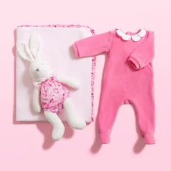 Jacadi Couverture double épaisseur en polaire - lore ROSE/MULTICO Discount