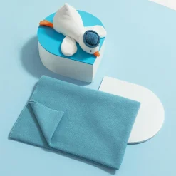 Jacadi Couverture en point mousse - BLEU DEAU New