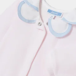Jacadi Dors-bien bébé fille en velours - rose pale ROSE PALE JACADI