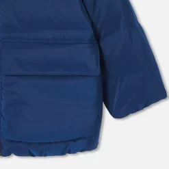 Jacadi Doudoune à capuche enfant garçon - BLEU MARNE