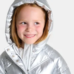 Jacadi Doudoune longue enfant fille - ARGENT