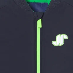 Jacadi Doudoune sans manches bébé garçon - MARINE/VERT Discount