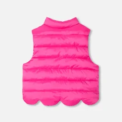Jacadi Doudoune sans manches bébé fille réversible - lore ROSE/MULTICO Outlet