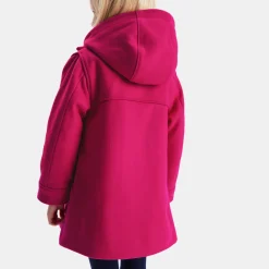 Jacadi Duffle-coat enfant fille en laine - ROSE GRENADINE New