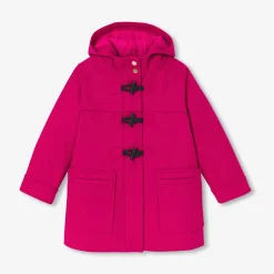 Jacadi Duffle-coat enfant fille en laine - ROSE GRENADINE New