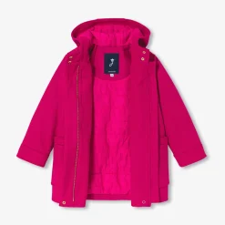 Jacadi Duffle-coat enfant fille en laine - ROSE GRENADINE New
