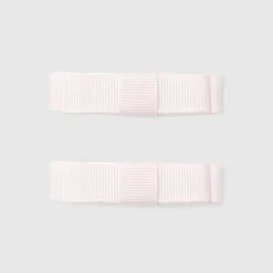 Jacadi Duo de barrettes à nœud plat enfant fille - rose pale ROSE PALE JACADI Outlet