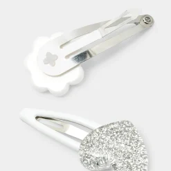 Jacadi Duo de barrettes bébé fille - lore ARGENT/MULTICO Hot