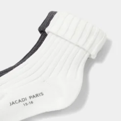 Jacadi Duo de chaussettes bébé garçon - BLANC/GRIS Outlet