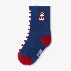 Jacadi Duo de chaussettes bébé garçon - lore MARINE/MULTICO Hot