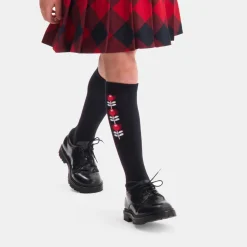 Jacadi Duo de chaussettes hautes enfant fille - marine MARINE JACADI Discount