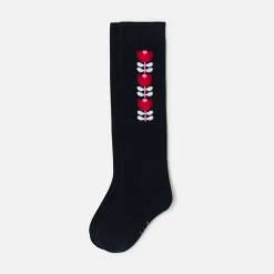 Jacadi Duo de chaussettes hautes enfant fille - marine MARINE JACADI Discount