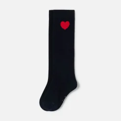 Jacadi Duo de chaussettes hautes enfant fille - marine MARINE JACADI Discount
