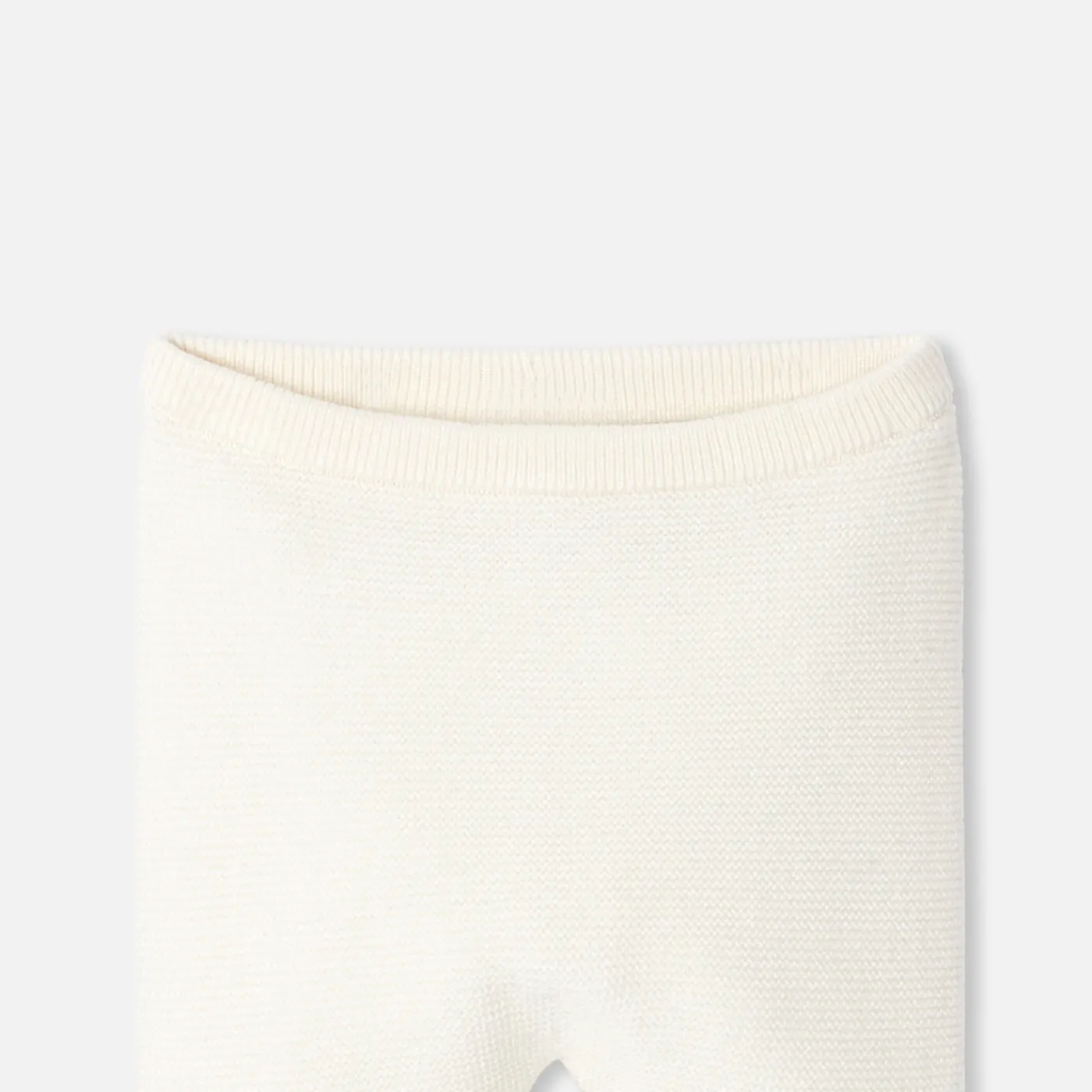 Jacadi Ensemble bébé en laine point mousse - blanc doux BLANC DOUX JACADI New