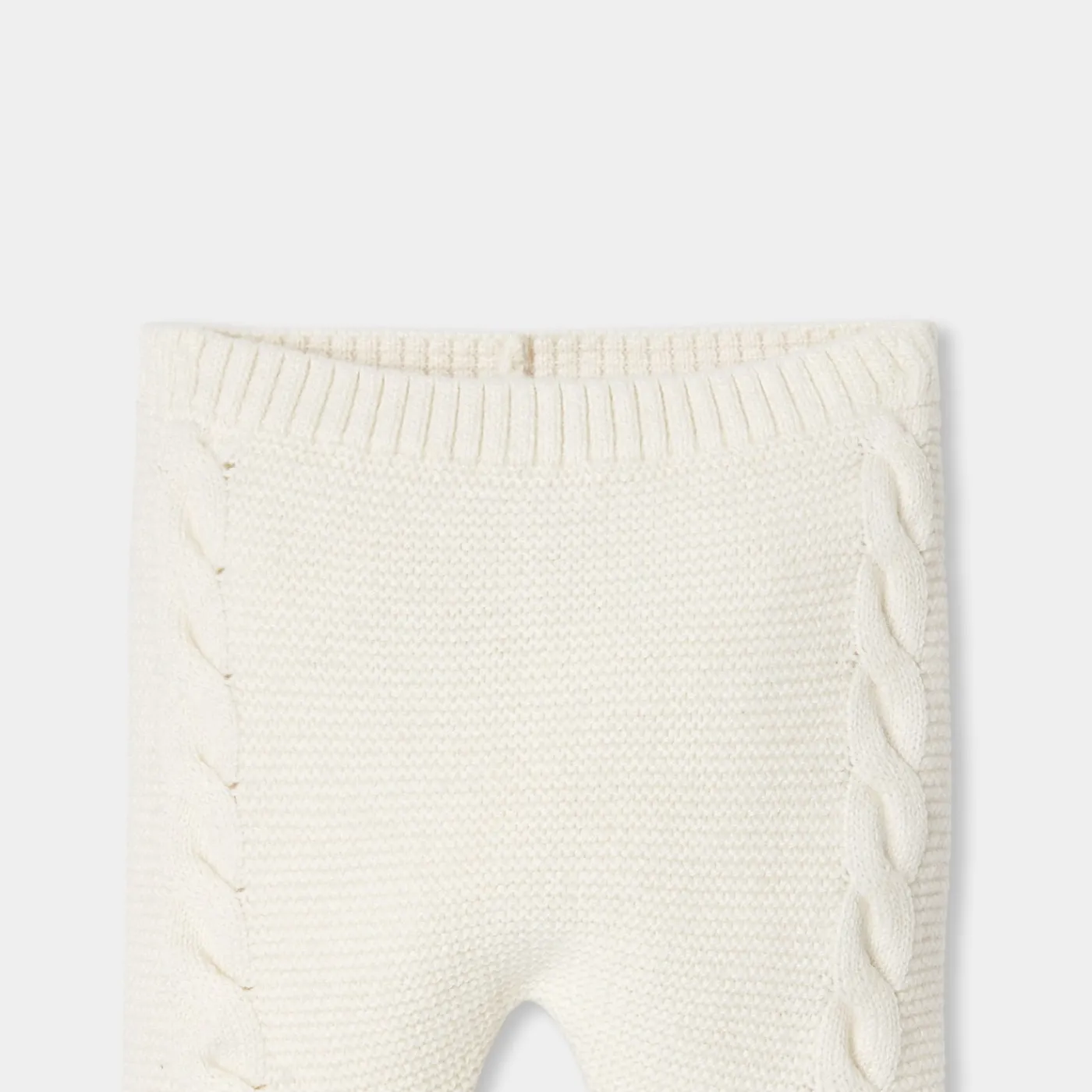 Jacadi Ensemble bébé en tricot torsadé - blanc doux BLANC DOUX JACADI