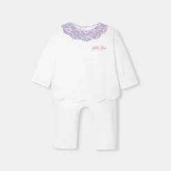 Jacadi Ensemble bébé fille en double jersey - blanc BLANC JACADI Hot