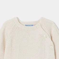 Jacadi Ensemble bébé fille en tricot - blanc doux BLANC DOUX JACADI Clearance