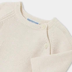 Jacadi Ensemble bébé fille en tricot - blanc doux BLANC DOUX JACADI Clearance