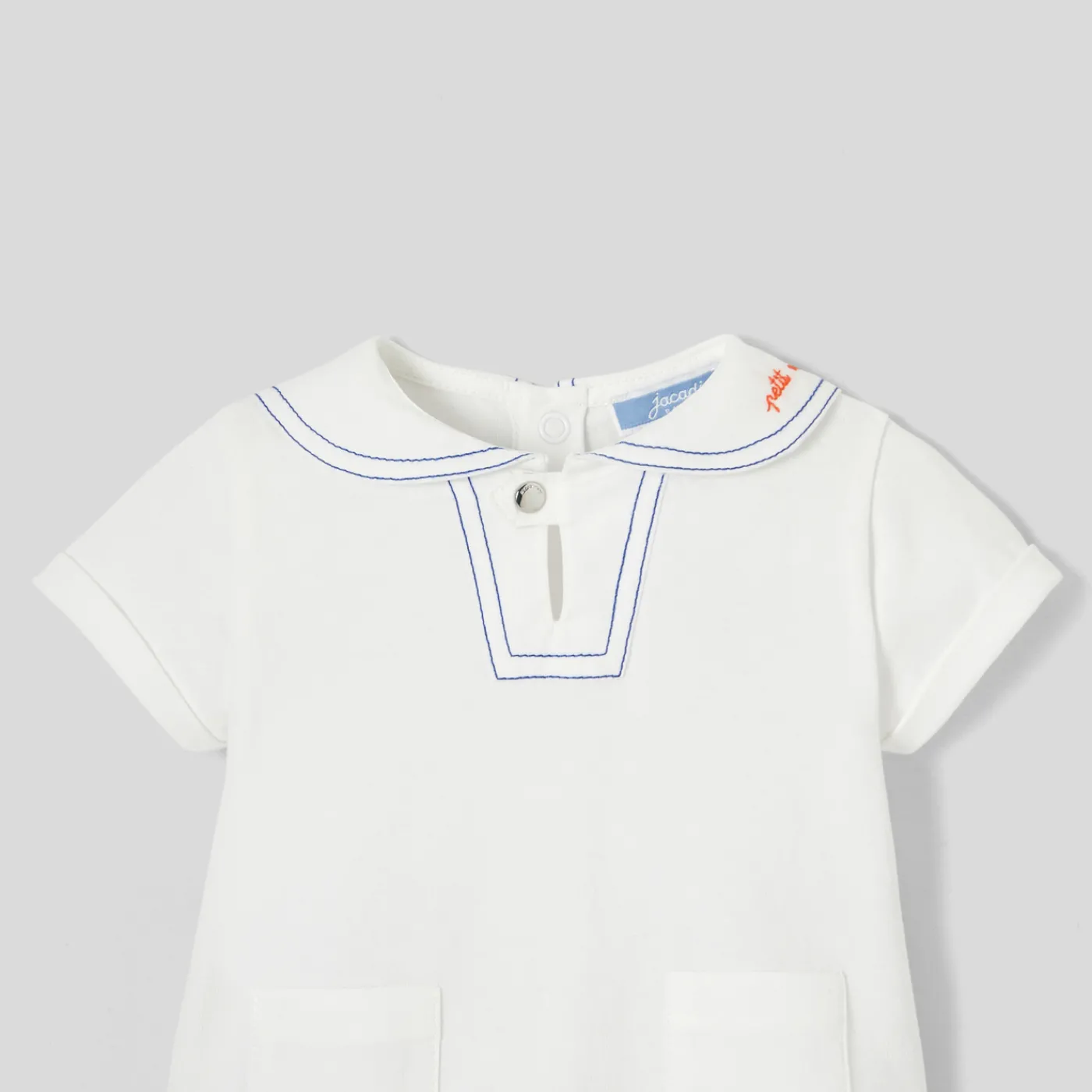Jacadi Ensemble bébé garçon - BLANC/BLEU Outlet
