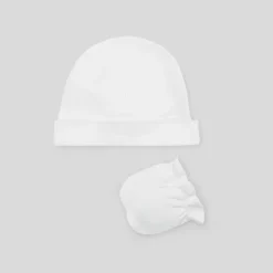 Jacadi Ensemble bonnet et moufles bébé - blanc BLANC JACADI Best