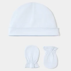 Jacadi Ensemble bonnet et moufles bébé - celeste CELESTE JACADI Sale