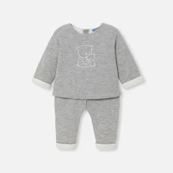 Jacadi Ensemble confort bébé en jersey - gris chine clair GRIS CHINE CLAIR JACADI Online