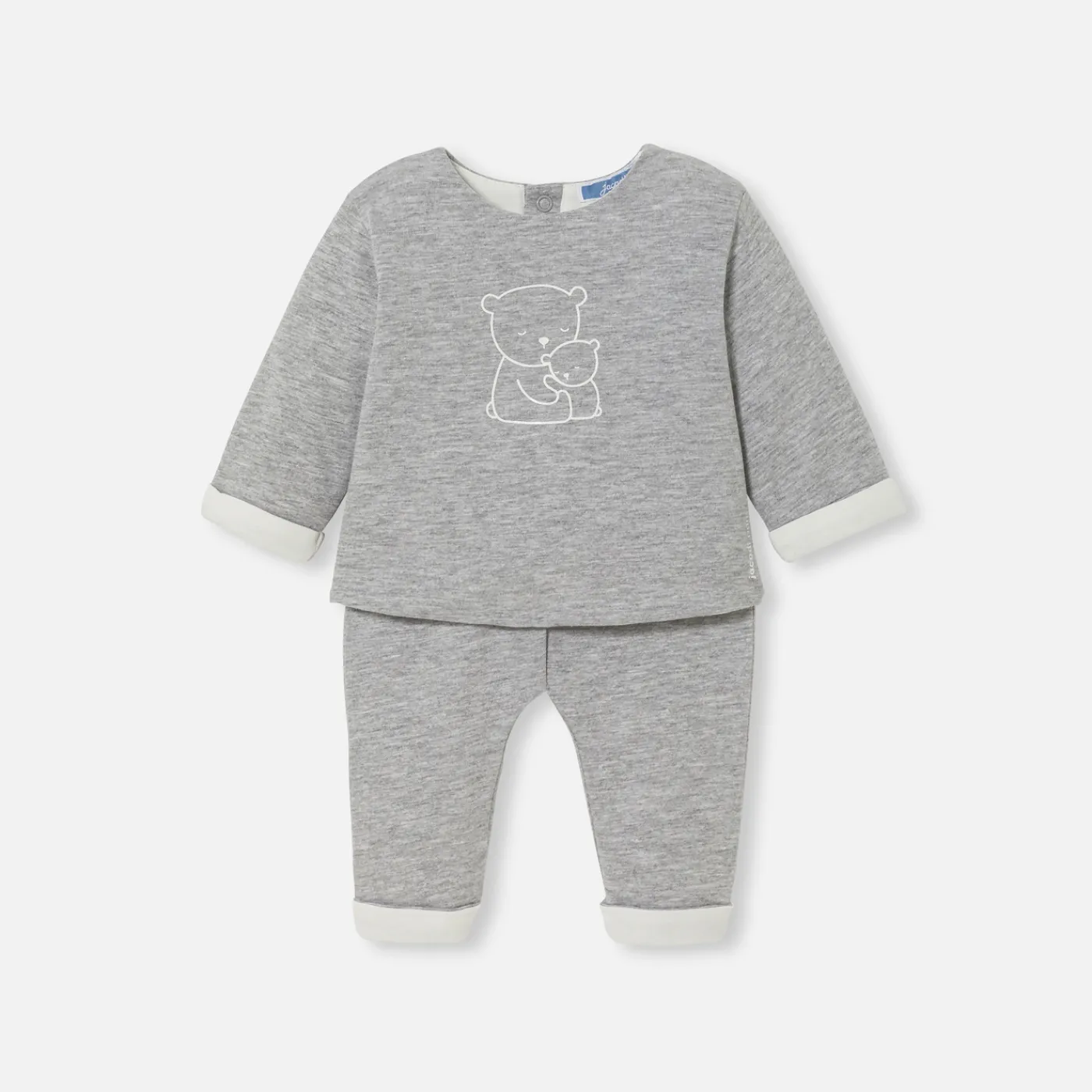 Jacadi Ensemble confort bébé en jersey - gris chine clair GRIS CHINE CLAIR JACADI Online