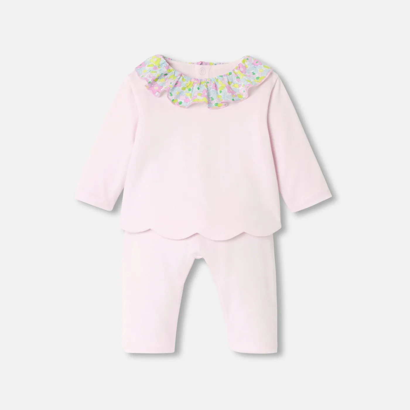 Jacadi Ensemble confort bébé fille en jersey - rose pale ROSE PALE JACADI Hot