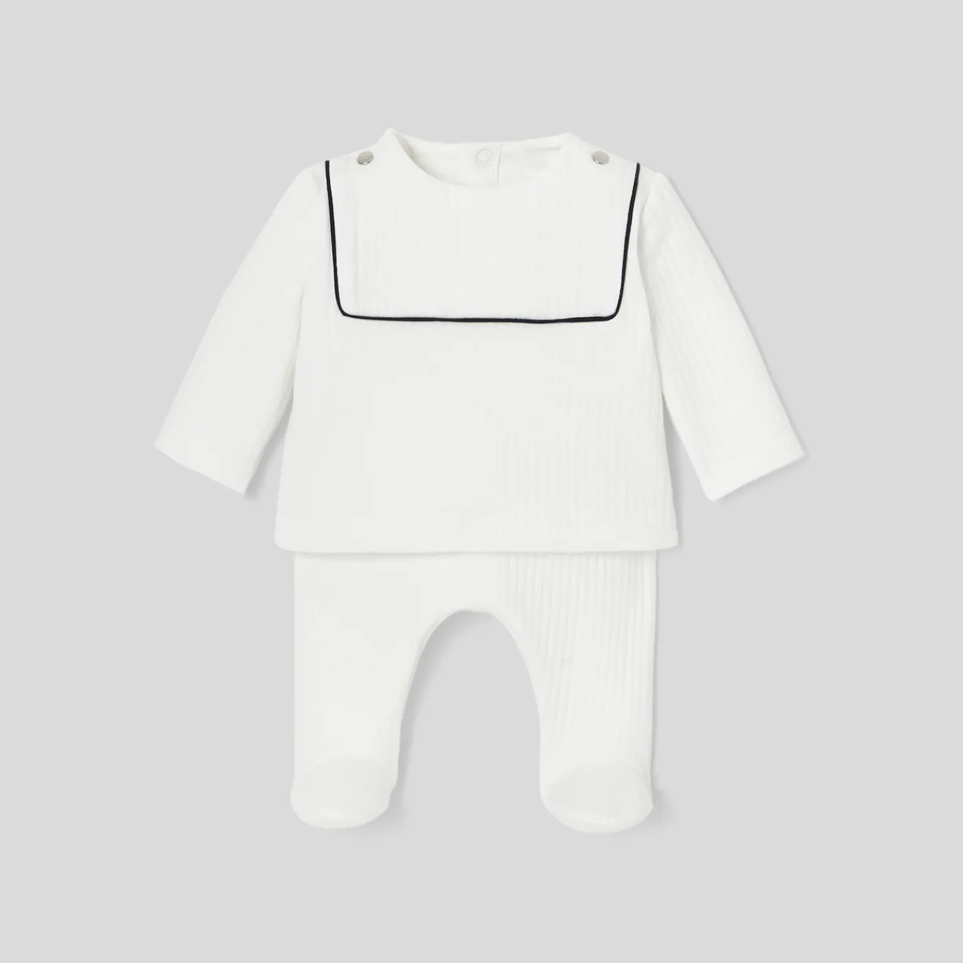 Jacadi Ensemble confort bébé garçon - blanc BLANC JACADI Discount