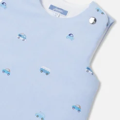 Jacadi Gigoteuse 0-6 mois en coton - lore BLEU DEAU/MULTICO New