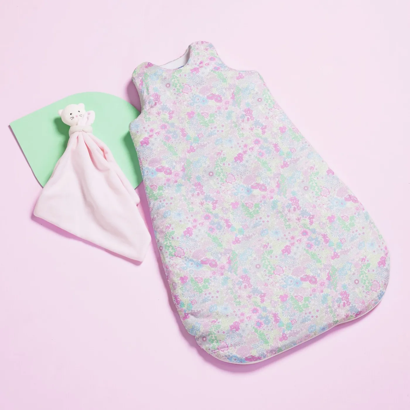 Jacadi Gigoteuse 0-6 mois en tissu Liberty - lore BLANC/MULTICO Clearance