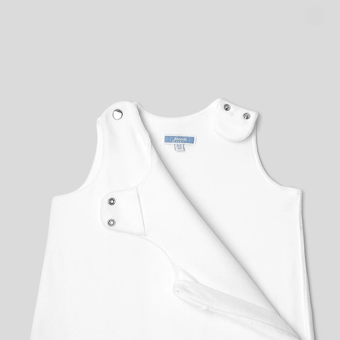 Jacadi Gigoteuse 0-6 mois en velours - blanc BLANC JACADI New