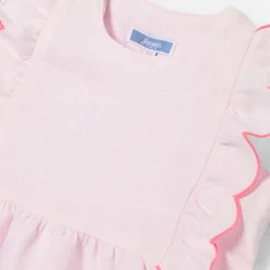 Jacadi Gigoteuse en lin 0-6 mois - rose pale ROSE PALE JACADI Sale