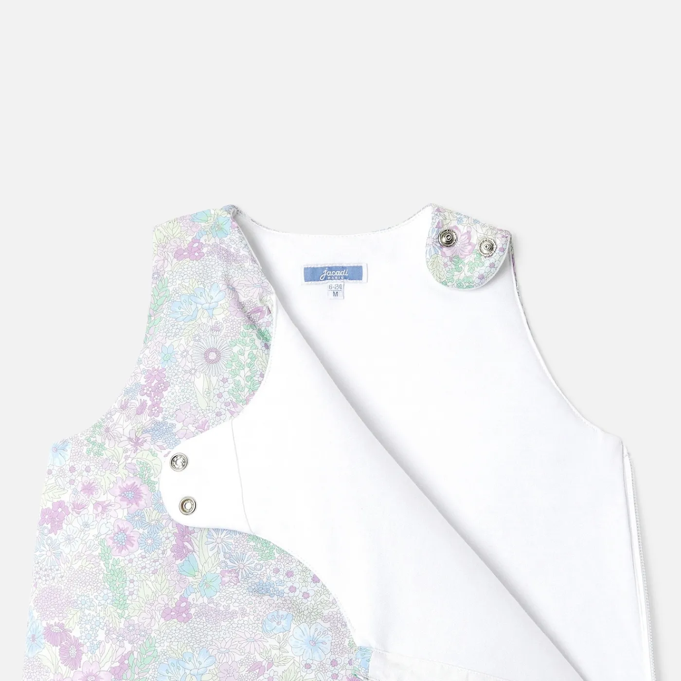 Jacadi Gigoteuse évolutive 6-24 mois bébé fille - lore BLANC/MULTICO New