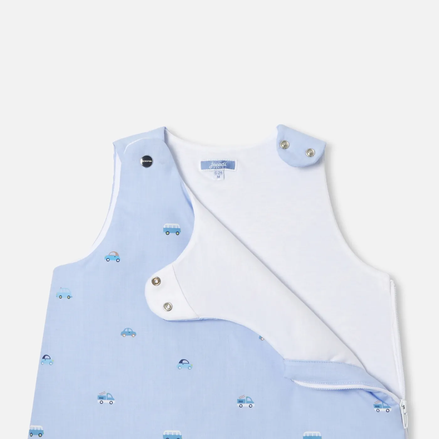 Jacadi Gigoteuse évolutive 6-24 mois en coton - lore BLEU DEAU/MULTICO New