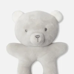 Jacadi Hochet ourson en velours - GRIS GIVRE Clearance