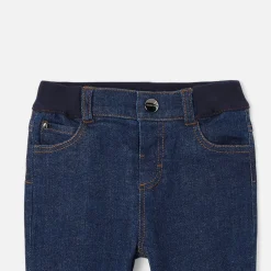 Jacadi Jean doublé bébé - DENIM FONCE Outlet