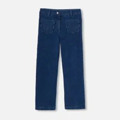 Jacadi Jean large enfant fille - BLEU DENIM Online