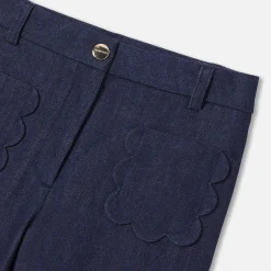 Jacadi Jean large enfant fille - DENIM FONCE Hot