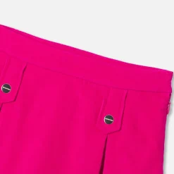 Jacadi Jupe à plis creux enfant fille - FRAMBOISE New