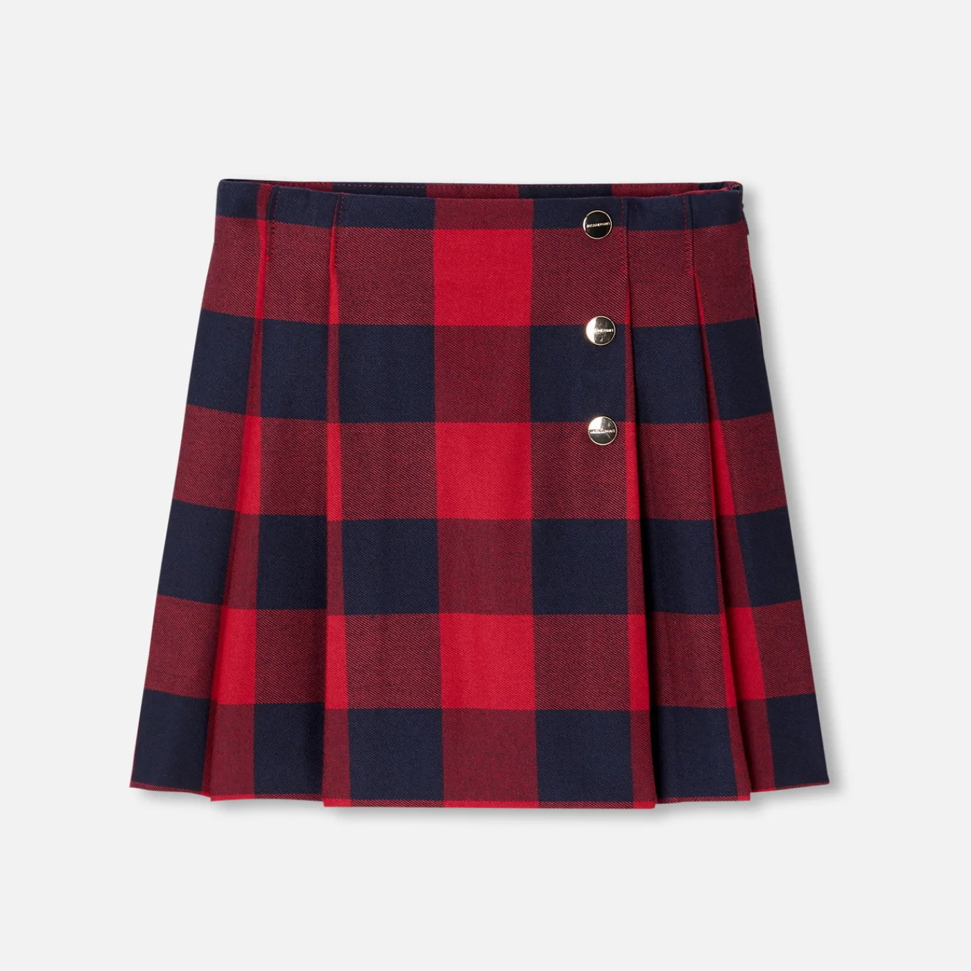 Jacadi Jupe enfant fille en maxi vichy - MARINE/ROUGE New