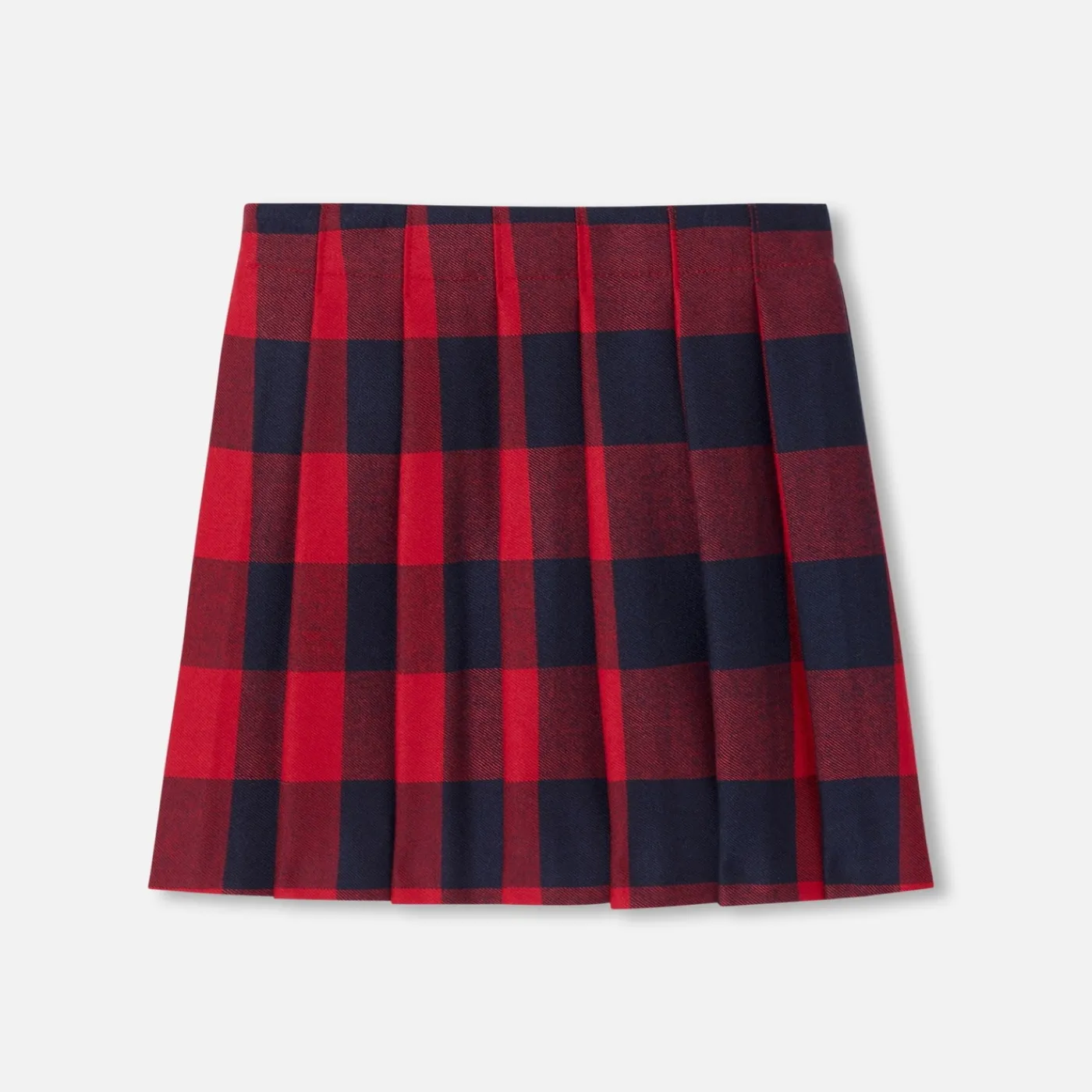 Jacadi Jupe enfant fille en maxi vichy - MARINE/ROUGE New