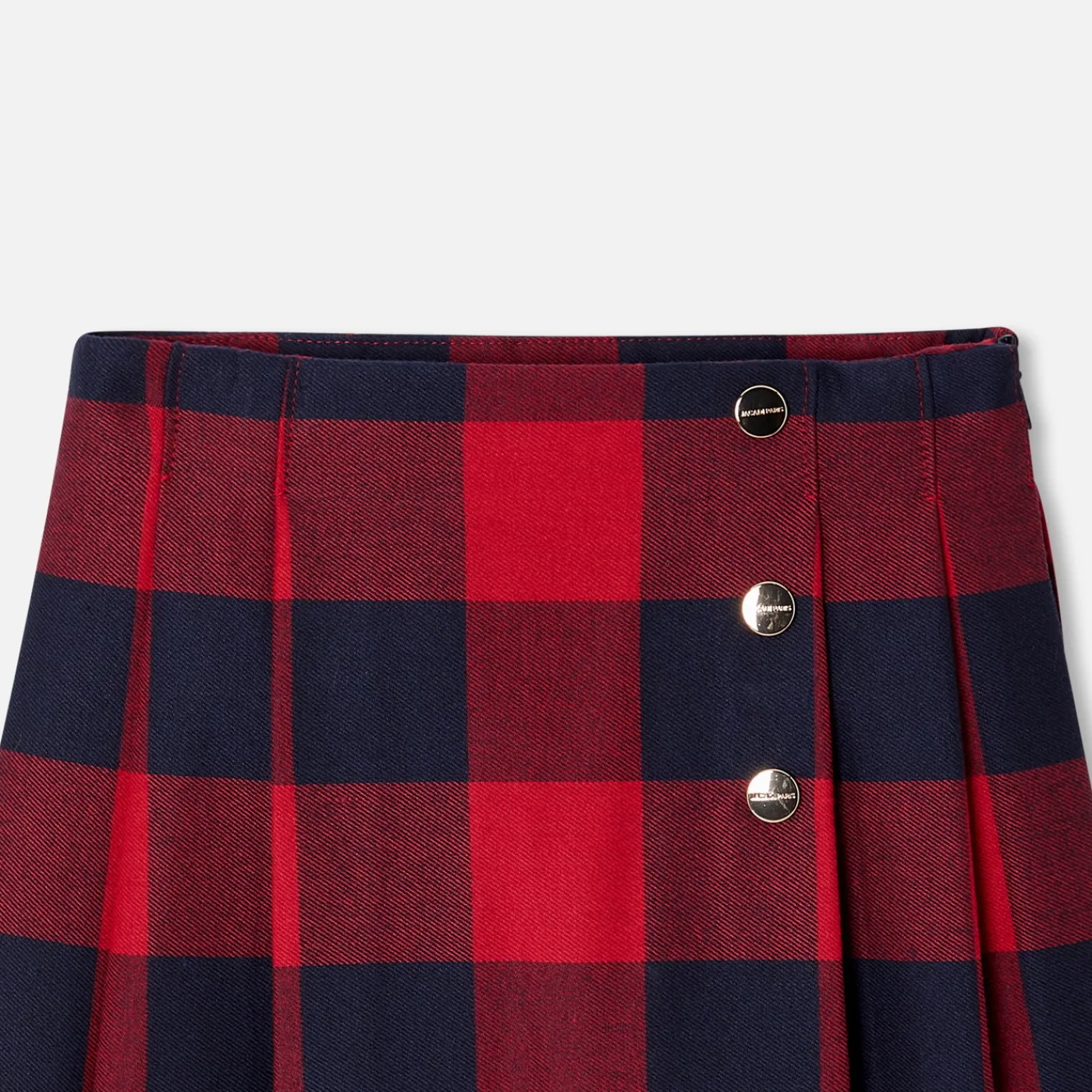 Jacadi Jupe enfant fille en maxi vichy - MARINE/ROUGE New