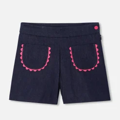Jacadi Jupe-short enfant fille - DENIM FONCE New