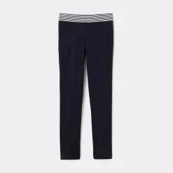 Jacadi Legging enfant fille en piqué de coton - marine MARINE JACADI Discount