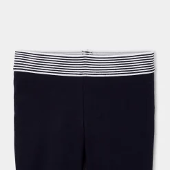 Jacadi Legging enfant fille en piqué de coton - marine MARINE JACADI Discount