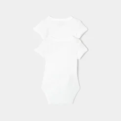 Jacadi Lot de 2 bodies manches courtes bébé - blanc BLANC JACADI