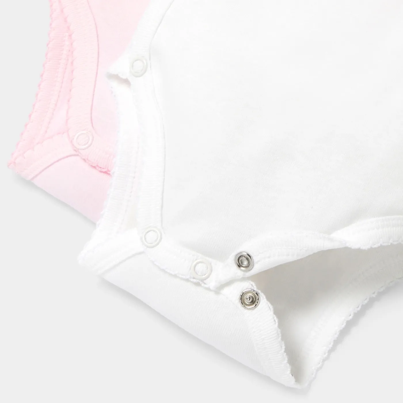 Jacadi Lot de 2 bodies manches longues bébé fille - ROSE/BLANC Clearance